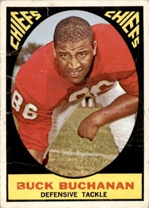 1967 Topps #71 Buck Buchanan Kansas City Chiefs GD+ - Picture 1 of 2