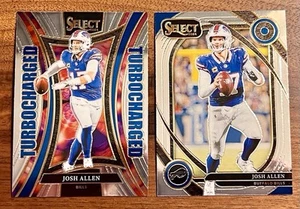 JOSH ALLEN 2024 Panini Select Club Level & Turbocharged Insert Buffalo Bills - Picture 1 of 2