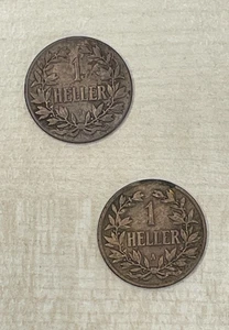1 Heller 1907 J und 1 Heller 1913 A - Deutsch Ostafrika (Art. 357) - Bild 1 von 6