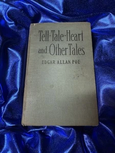 Antique EDGAR ALLAN POE ‘Tell-Tale-Heart & other stories’ 1908-RARE early Ed. HC - Picture 1 of 15