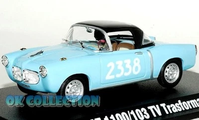 1:43 FIAT 1100/103 TV TRASFORMABILE (1956) Mille Miglia + COPERCHIO BOX RIGIDO - Immagine 1 di 2