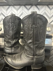 Caborca stivali uomo pelle cowboy western marrone misura 11,5 - Foto 1 di 12