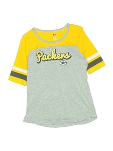 NFL Girls Yellow 3/4 Sleeve T-Shirt 14 - Picture 1 of 2