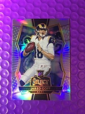 Jared Goff 2016 Panini Select Premier Level RC #101 Silver Prizm - Image 1 of 3