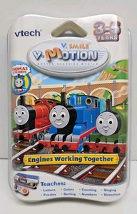 V Tech V Smile Motion Thomas & Friends Engines Working Together Learning Game - Picture 1 of 2