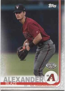 2019 Topps Pro DeBut BLAZE ALEXANDER Base Single - AZL DIAMONDBACKS - #162 - Picture 1 of 1
