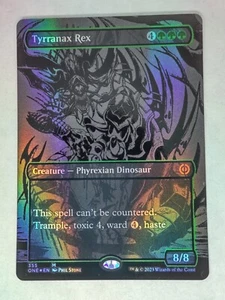 MTG Tyrranax Rex OIL FOIL - ONE / 355 - - Picture 1 of 2