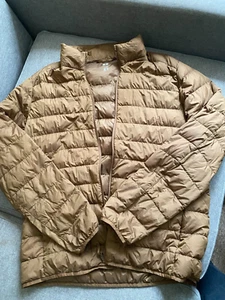 Uniqlo - Ultra Light Down Jacket - Light Brown - Size Large - Picture 1 of 4