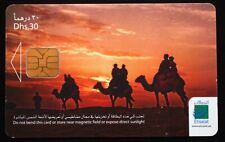 A304 N.1 Telephoncard Emirati Arabi Uniti. cammelli
