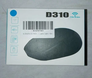 D310  Fashion Business Blue Wireless Mouse 2.4ghz - Picture 1 of 8