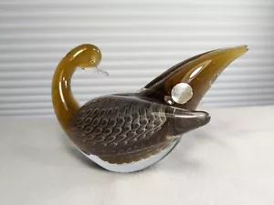 FM Konstglas Ronneby Art Glass Bird/Swan. Vintage Sweden - Picture 1 of 7