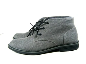 Perry Ellis Portfolio Men's Fabric Boots Lace Up Ankle Round Toe Size 10 NEW - Picture 1 of 6