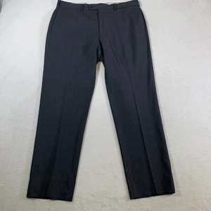 Brooks Brothers BrooksCool Regent Fit Charcoal Gray Wool Suit Pants Mens 36W - Picture 1 of 12