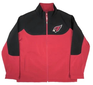 Arizona Cardinals Jacket Mens XL Polyester Stretch Fleece Lined Soft Shell Coat - Picture 1 of 5