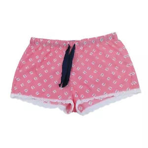 Jane and Bleecker Women's Medium Shorts Sleep Lounge Sailor Nautical Anchors - Picture 1 of 8