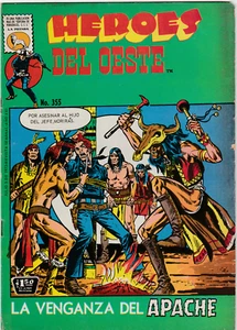HEROES DEL OESTE 355 JULIO 1973 EDITORA LA PRENSA MEXICAN SPANISH COMIC - Picture 1 of 1