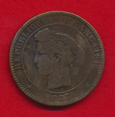 France 1883A 10 CENTIMES (Bronze) - Image 1 of 2