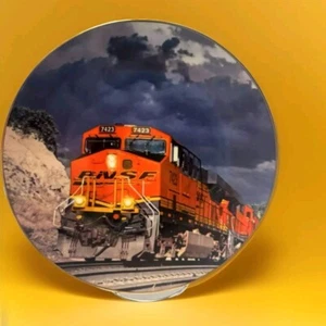 BNSF Railway Stormy Skies Collector Plate 2011 Safety Award Train Locomotive - Picture 1 of 4
