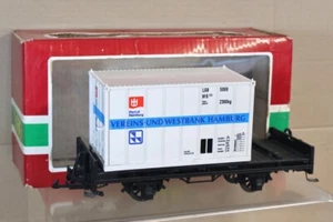 LGB 4003 G GAUGE DB HAMBURG CONTAINER WAGON BOXED om - Picture 1 of 9