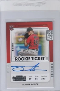 2021 PANINI CONTENDERS TANNER HOUCK BOSTON RED SOX ROOKIE ON CARD AUTO 107 RC - Picture 1 of 1