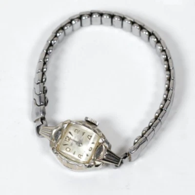 Reloj Benrus Vintage S. Acero 10 Micras Oro Bisel Electrochapado Damas *TAL CUAL Foto 1 de 4