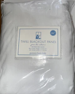 New Pottery Barn kids Twill Blackout panel belt loop 84 x 44 - Picture 1 of 5