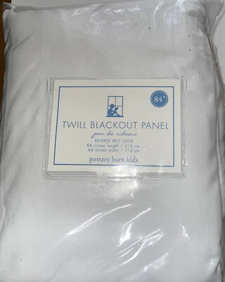 New Pottery Barn kids Twill Blackout panel belt loop 84 x 44 - Image 1 of 4