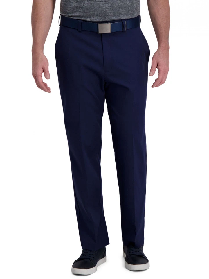 Pantalones planos expandibles flexibles rendimiento derecho fresco Haggar Classic Fit hc01080 Foto 1 de 1