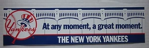 NY Yankees Bumper Sticker At Any Moment, a Great Moment Nr Mint Condition - Picture 1 of 4