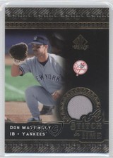 2007 SP Legendary Cuts A Stitch in Time Don Mattingly #ST-DM