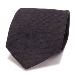 5280S cravatta uomo AD56 MILANO seta nero black silk tie men - Bild 1 von 4