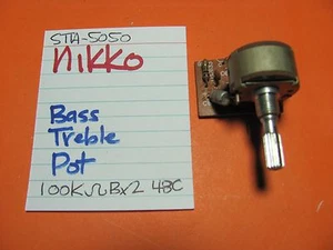 📈NIKKO STA-5050 RECEIVER BASS TREBLE POT - Picture 1 of 2