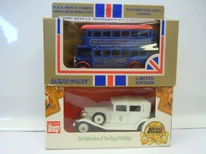 Lledo Days Gone Prinz Andrew Sarah Ferguson Royal Wedding 1986 2 Set Vintage - Bild 1 von 16