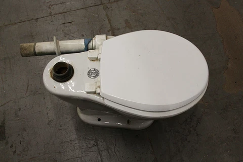 Antique Crane Toilet Wall Tank Vintage Plumbing Corsyn Vitroware Cover