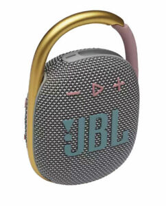 100% Real JBL Clip 4 Portable Bluetooth Speaker - Gray