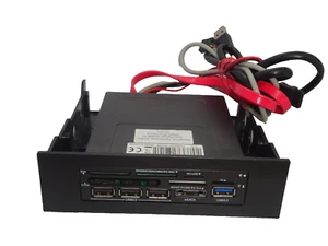 ICY BOX IB-864-B USB 3.0 / 2.0 eSATA CF/MD/EXD/ SD/MICRO SD FRONT PANEL #GK9600 - Bild 1 von 1