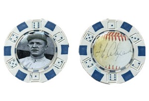 New! Phillies Grover Cleveland Alexander *Signed poker chip ball marker souvenir