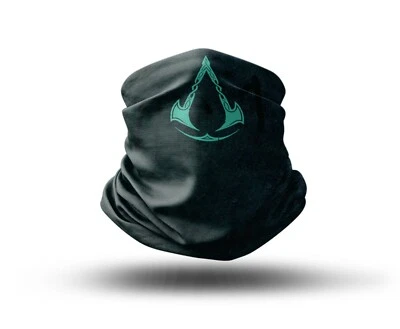 Washable Fabric Face Cover Neck Gaiter Assassin's Creed, Valhalla Design EU Made - Image 1 of 4