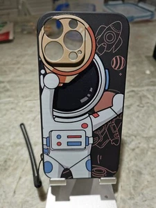 iphone 13 pro max Hülle, Astronaut, Rakete, Planet, passt vielleicht iPhone 14 Pro Max - Bild 1 von 10