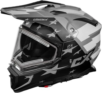 CastleX CX200 Liberty Dual Sport Casco de Nieve Eléctrico (Carbón Mate - 3X) Foto 1 de 3