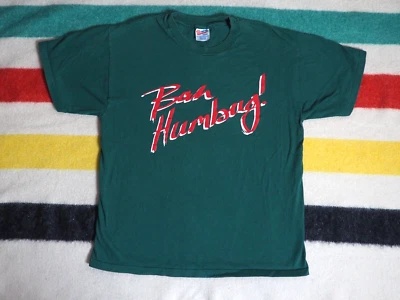 Camiseta De Colección Años 90 Hanes BAH HUMBUG XMas Navidad Vacaciones Verde EE. UU. L USADA EN EXCELENTE ESTADO Foto 1 de 4