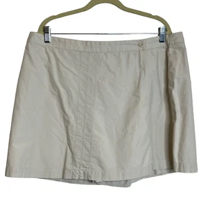 Dockers Damen Skort Größe 18 Beige Lieblingsform 100 % Baumwolle - Bild 1 von 6