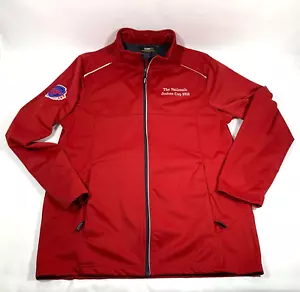 Core 365 Techno Lite Jacket Golf Joshua Cup Red 3 Layer Tech Shell M Women SSJC - Picture 1 of 17
