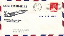 Space Shuttle STA F-8 Digital Fly By Wire Pilot McMurtry, Edwards 04.10.73
