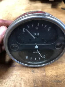 1934 1935 1936 International Harvester Truck Fuel Gauge Oil Amp Temp Pickup OEM - Imagen 1 de 2