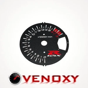 Suzuki GSX-R 600 2006-2007 Velocímetro disco velocímetro NEGRO - Imagen 1 de 1