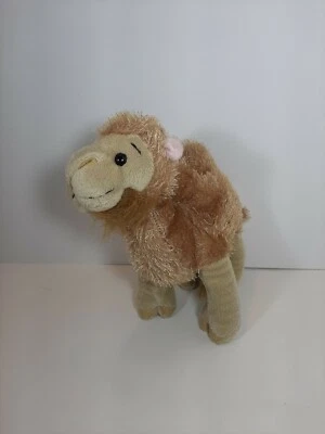 Ganz Webkinz Camel Retired Tan Shaggy 2 Hump Camel Bean Bag Plush No Code - Image 1 of 4