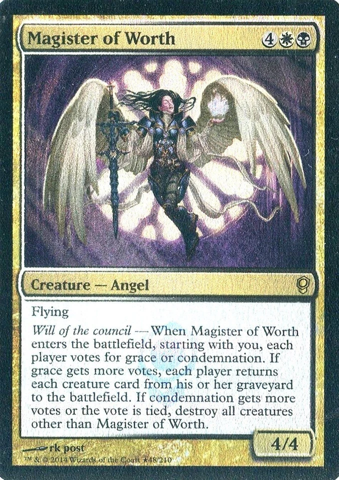 MTG - Promo - Full Box - Magister of Worth - Foil - NM - Image 1 of 1