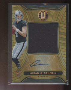 2023 Panini Gold Standard Aidan O/connell RC Rookie Jersey Auto 69/149