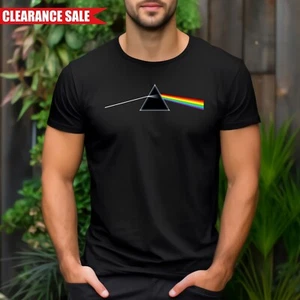 Floyd T Shirt Pure Cotton Printed Dark Side Of The Moon Officially Licensed Top - Picture 1 of 6